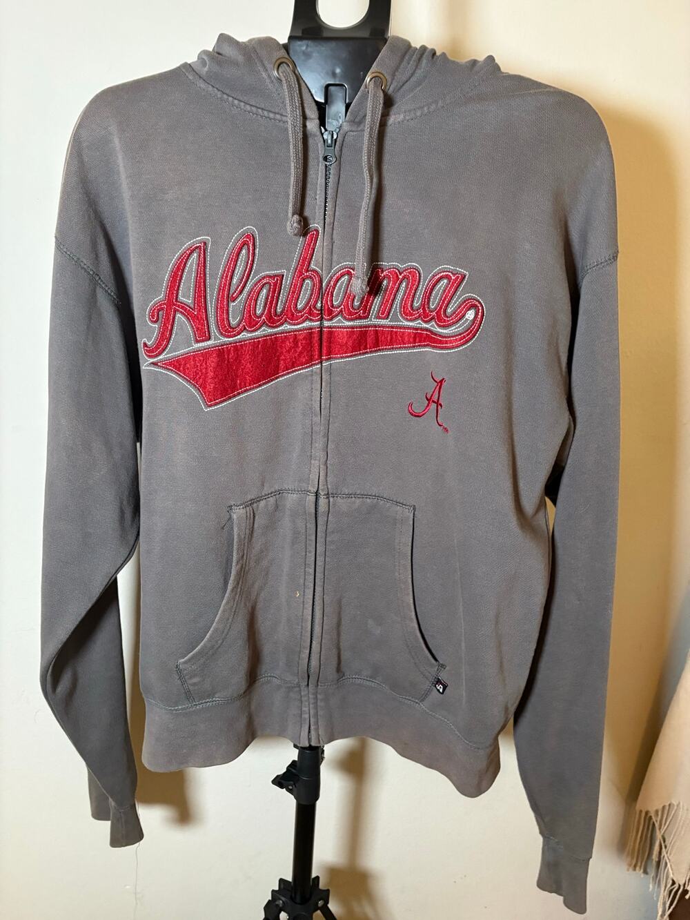 Alabama collegiate FULL zip sweatshirt